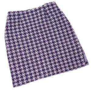 Amanda Smith| VTG Wool Blend Skirt Purple Lavender Gray - Women's Size 10P